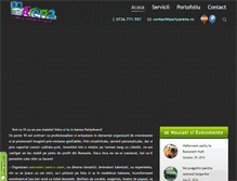 Tablet Screenshot of partyarena.ro